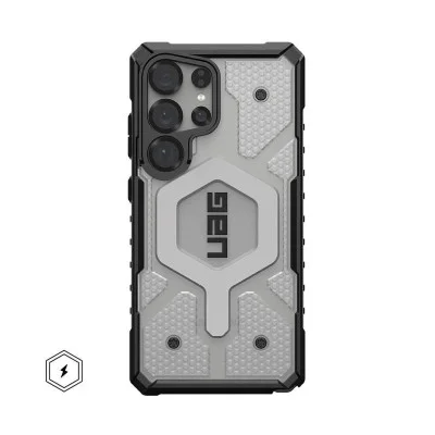 Cover Samsung S25 Ultra Pathfinder Clear Magsafe Case Uag - Ice/Silver